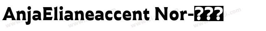AnjaElianeaccent Nor字体转换